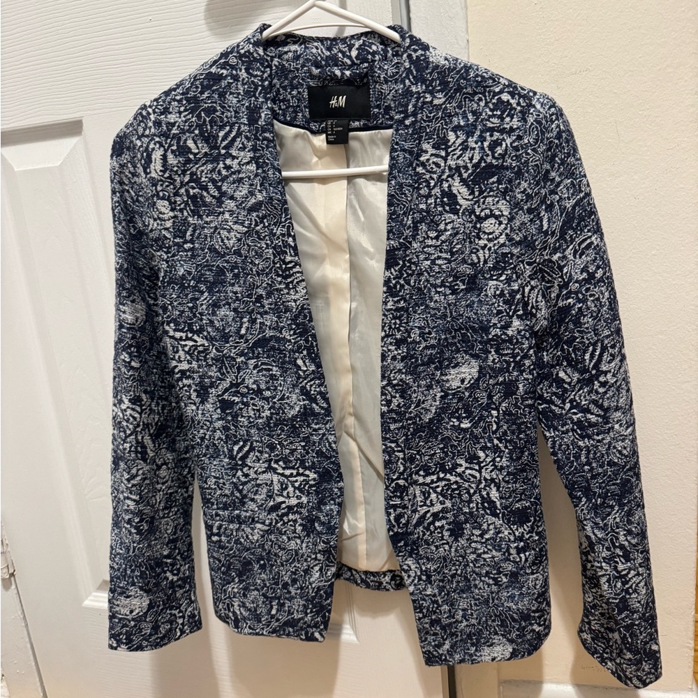 Printed blazer